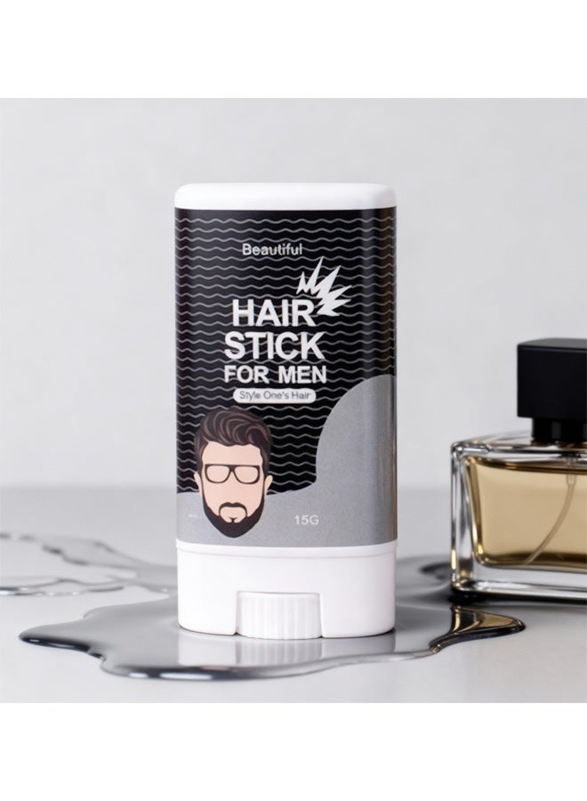 Beautiful Hair Styling Stick-Hair Wax Stick, Hair Mascara for Flyaway Tamer, Fly Away Hair Tamer Stick for Enhance Gloss of Hair, Anti Frizz Broken Hair Baby Hair Flash Moment Flyaway Stick, Non-Greasy Specifically for Men#Cologne - Image 5
